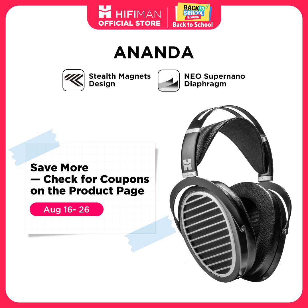 Audiophile Headphone Wired - Refurbished: Headphone Hi-Fi Planar Magnetic Open-Back