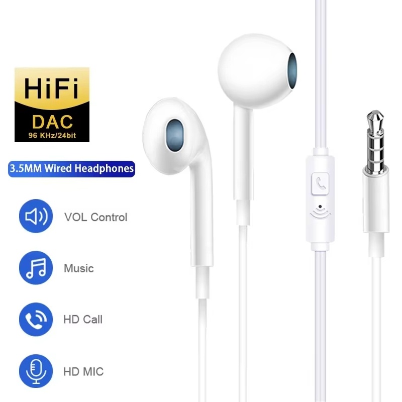 Audiophile Headphone Wired - Headset Berkabel Universal dengan Jack 3,5
