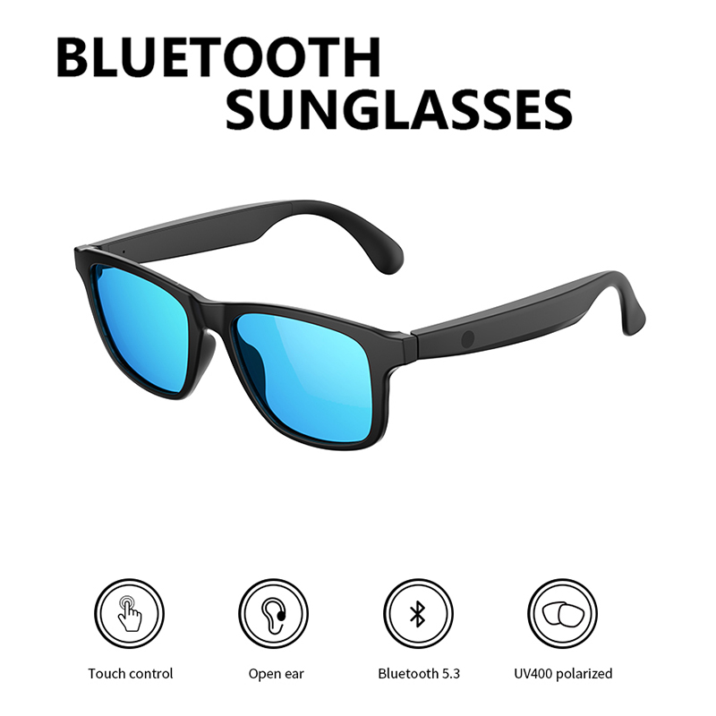 Bluetooth Headset On Ear - Kacamata Pintar Bluetooth 5.3, Headphone Bluetooth