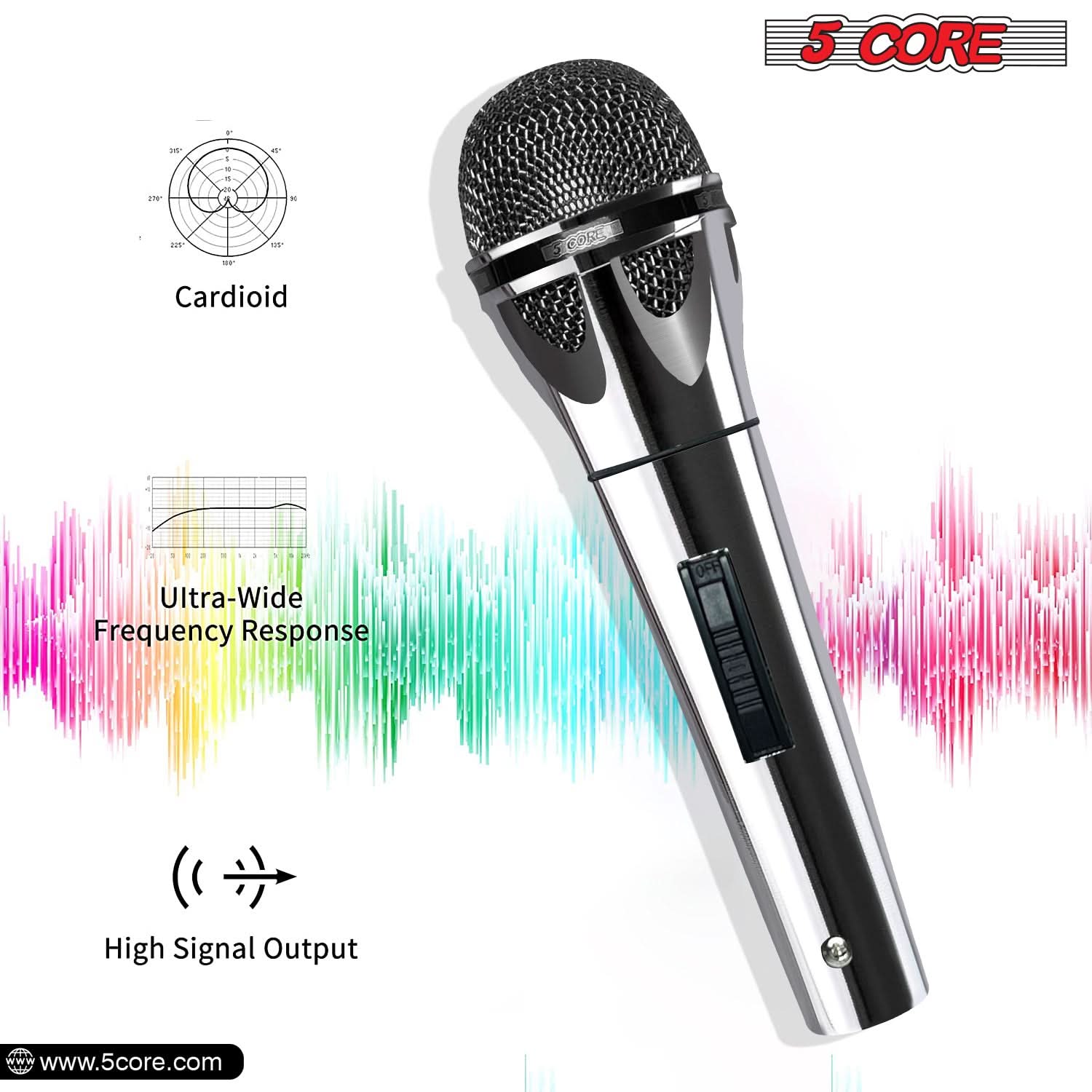 Mikrofon Dinamis 5 Core XLR un - Shure Mic Sm58 ulasan dan harga