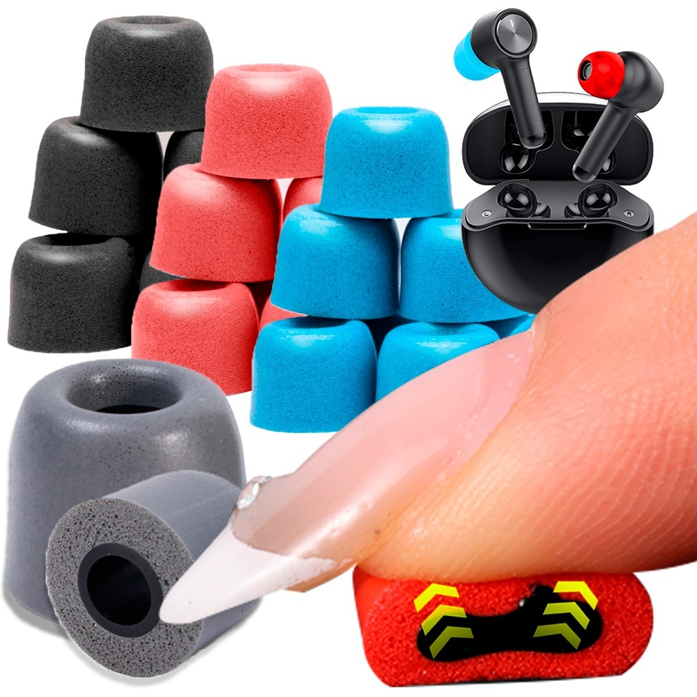6-1 Pasang S/M/L Earbud Busa M - Earphone Foam Tip ulasan dan harga